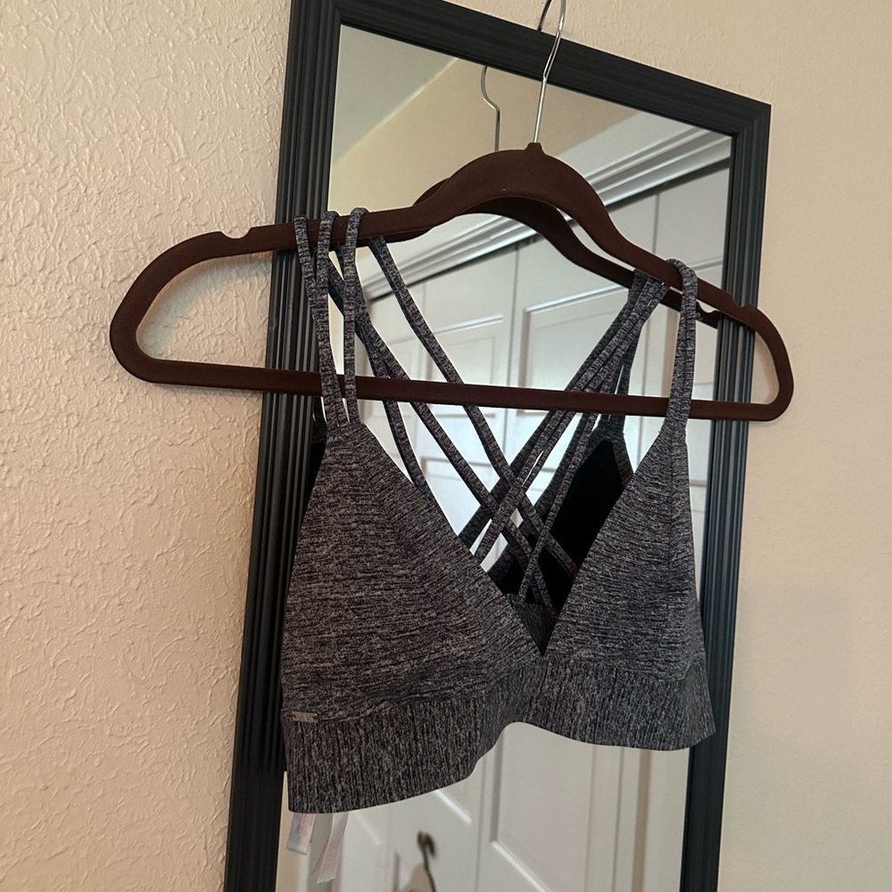 Gray Strappy Women's Bralette by PINK (Victoria’s Secret)